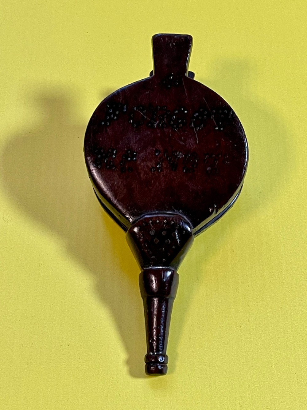 Antique Bellows Snuff Box - love token