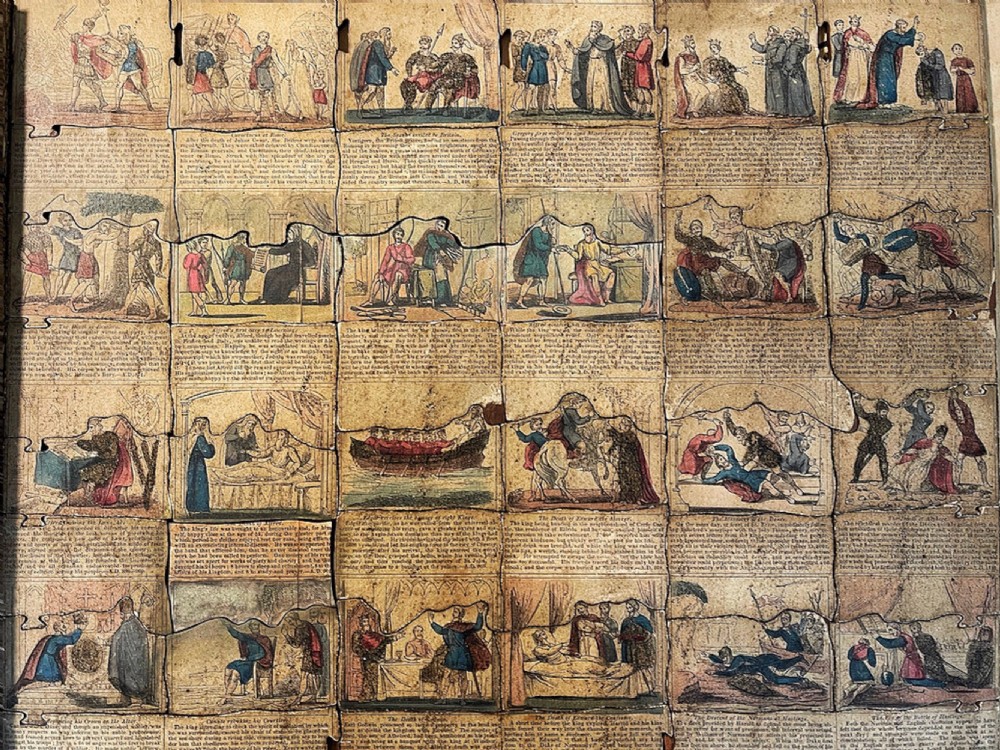 An Early 1800s Dissected Puzzle  or Jigsaw - Historical events
