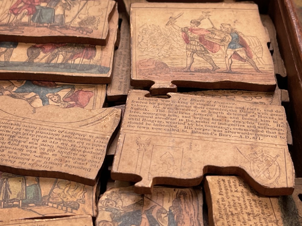 An Early 1800s Dissected Puzzle  or Jigsaw - Historical events View II