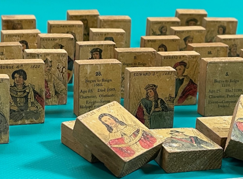 Antique Bricks - complete Kings & Queens with Historical references
