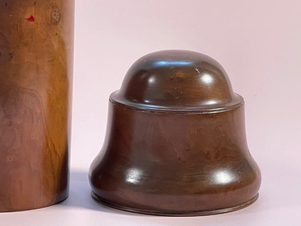 A Yew Wood Antique Bottle Case View VI