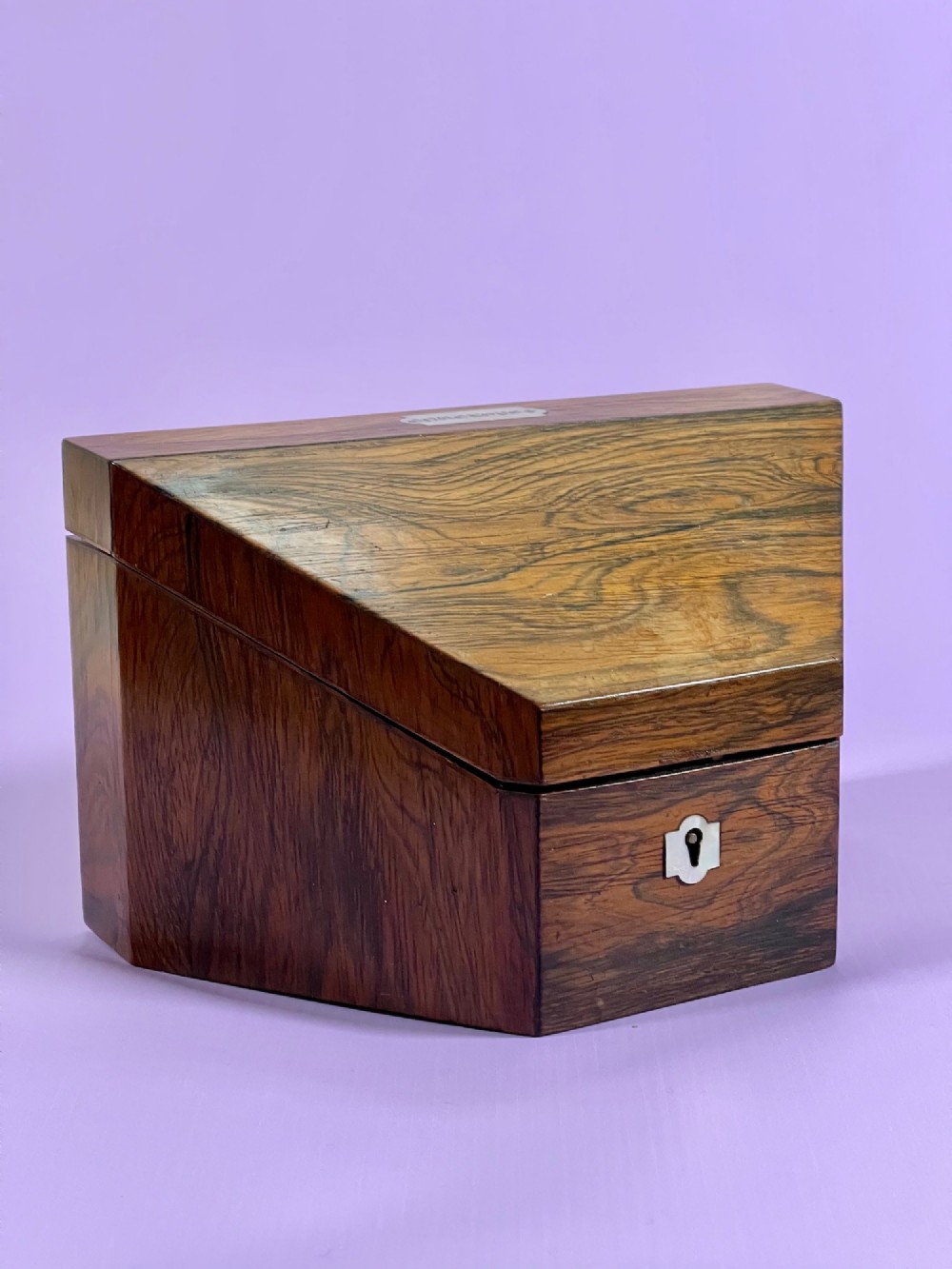 Antique Rosewood Stationery Box