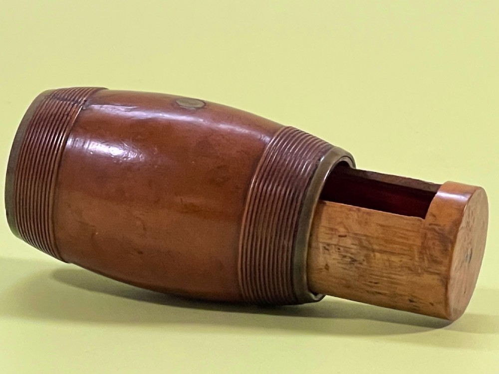 Antique Barrel Snuff Box