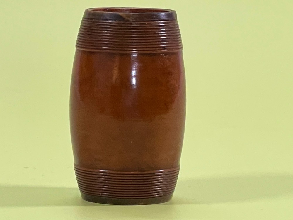 Antique Barrel Snuff Box View II