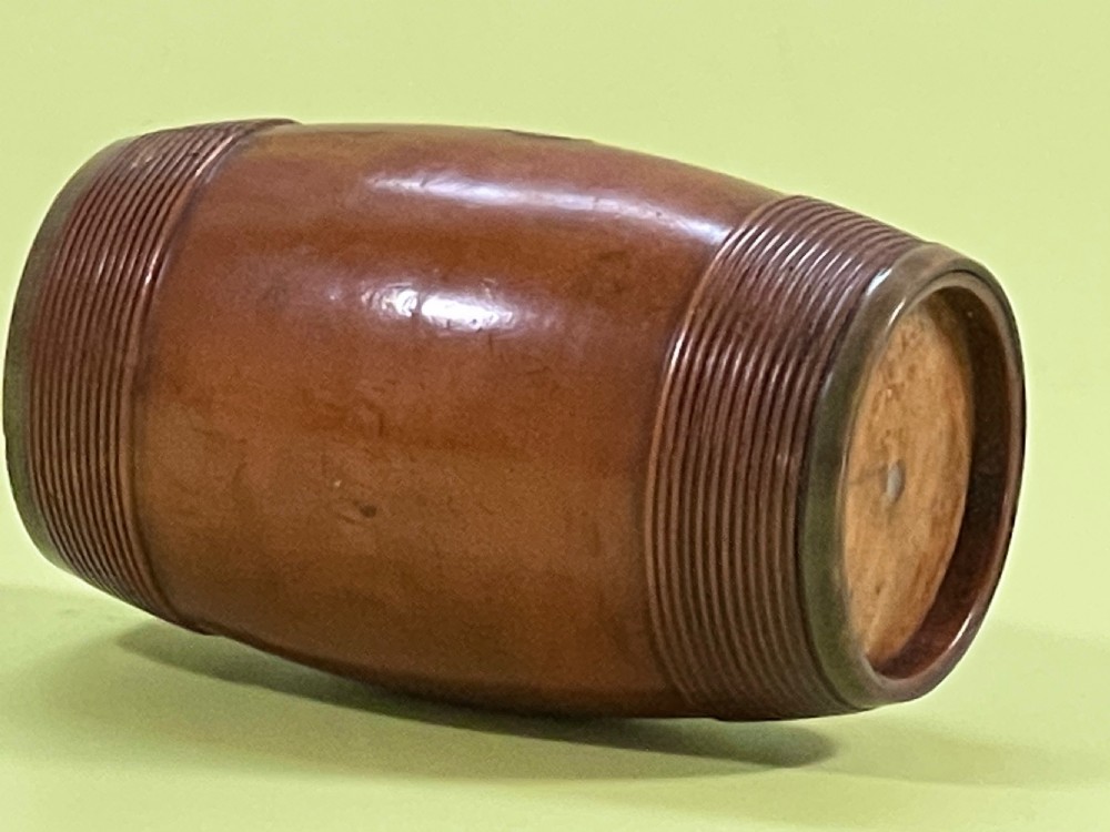 Antique Barrel Snuff Box View VII