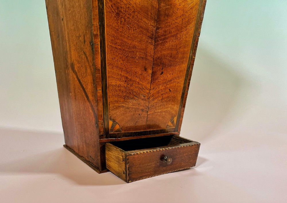 Georgian Candle Box - with a drawer to the base View IV