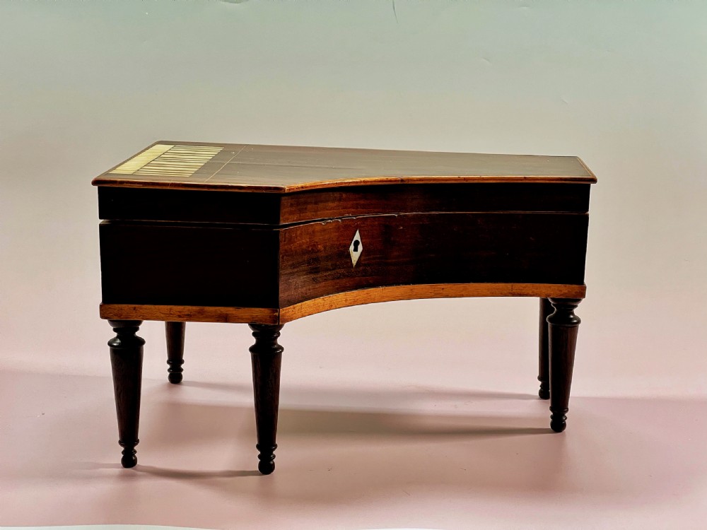 Antique Jewellery or Sewing Box - the shape of a piano