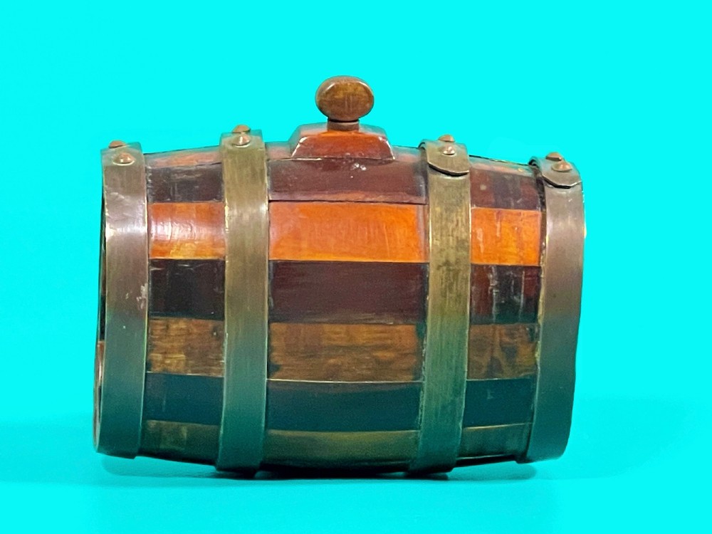 A Small Sized Antique Costral or Barrel - treen
