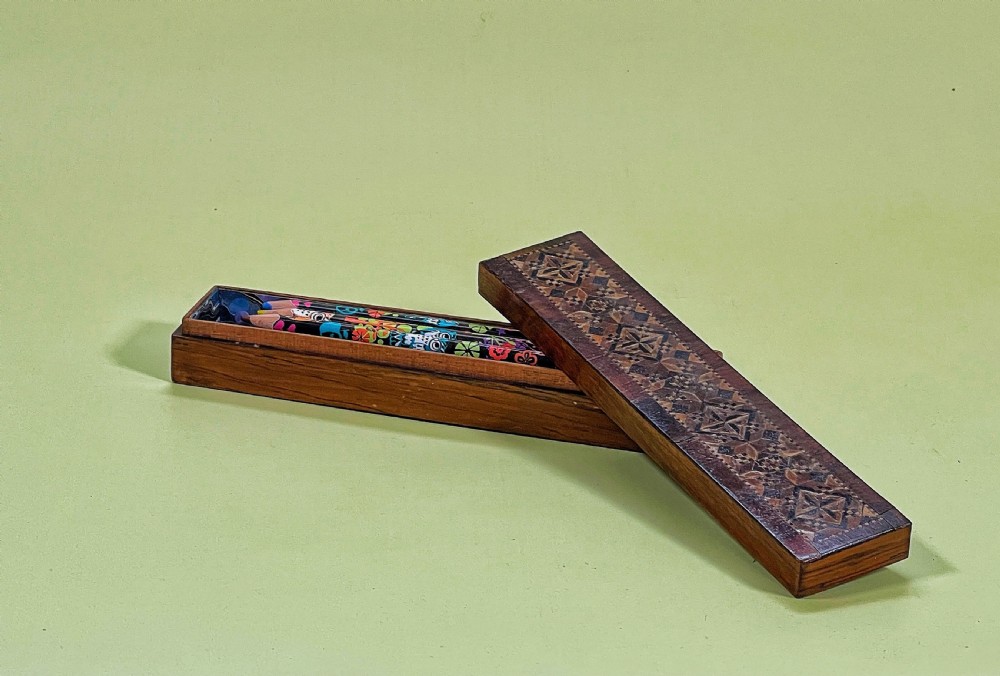 Antique Tunbridge Ware Box View II