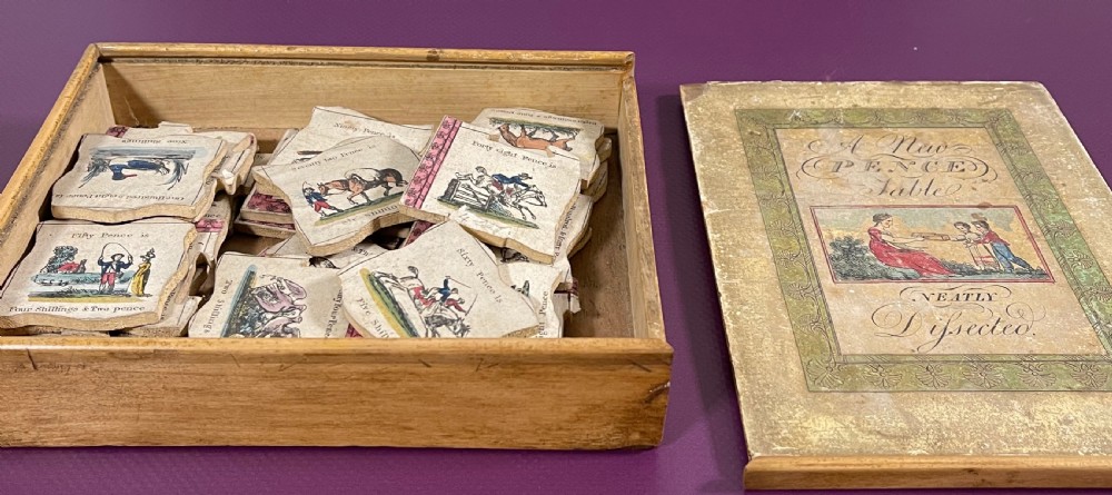A Rare Georgian Puzzle/Educational Toy View III