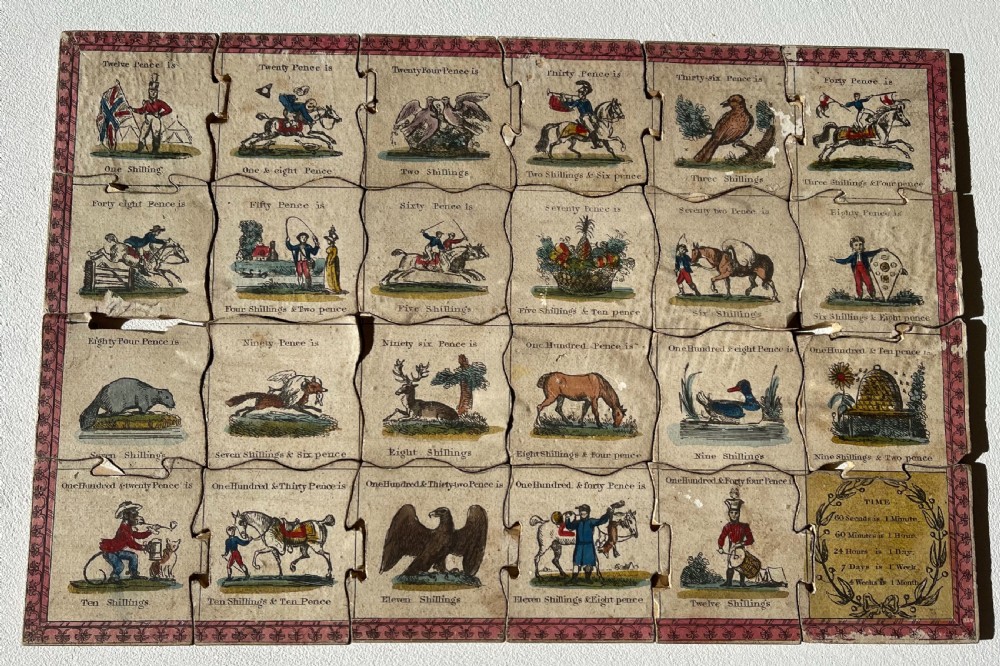 A Rare Georgian Puzzle/Educational Toy View XIV