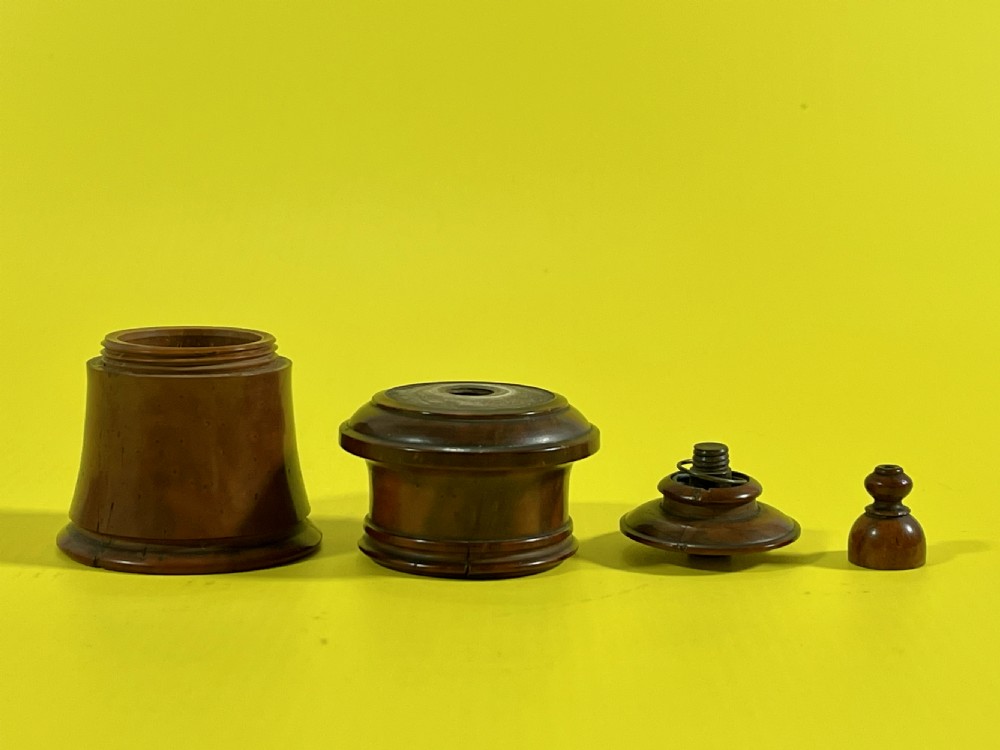 Antique Coquilla Nut Go to Bed - unusual form View III