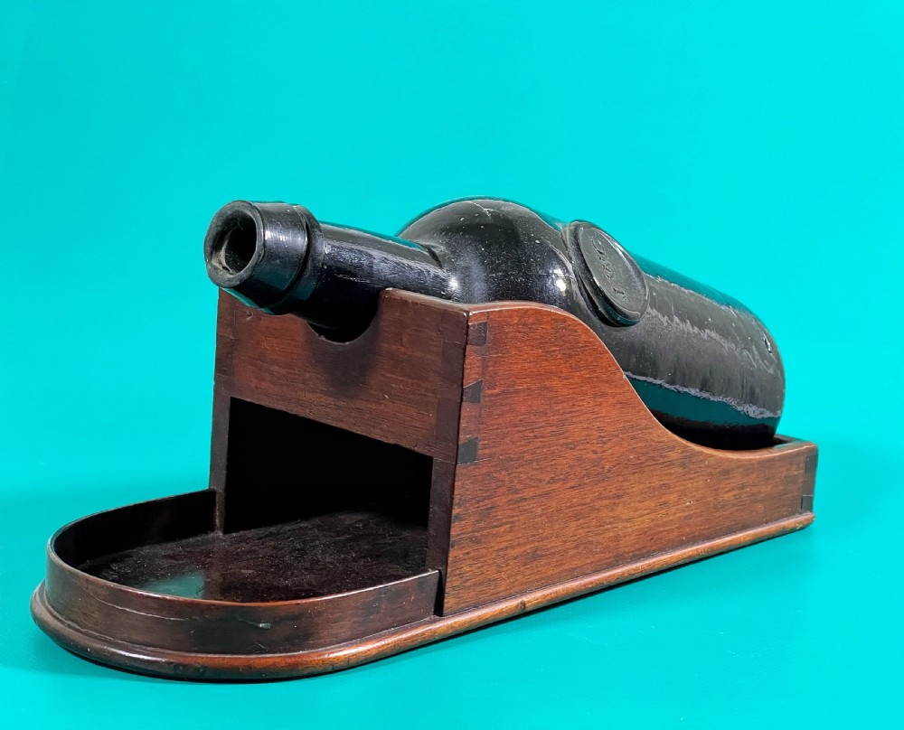 A Georgian Mahogany Wine Slope or Cradle View II