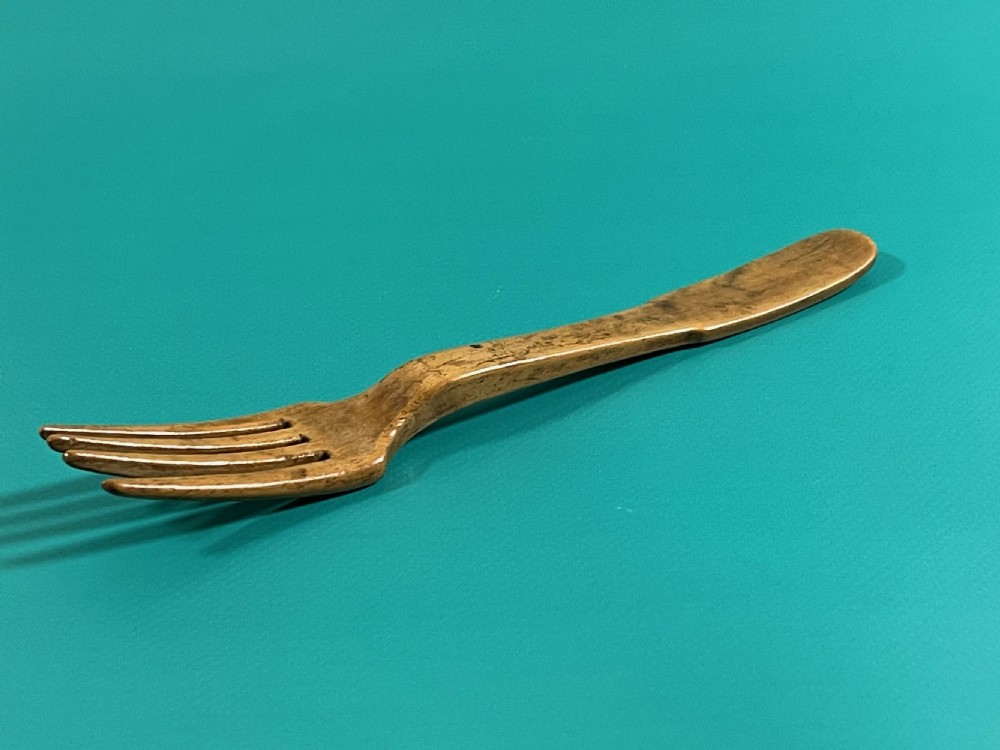 Antique Boxwood Fork View III