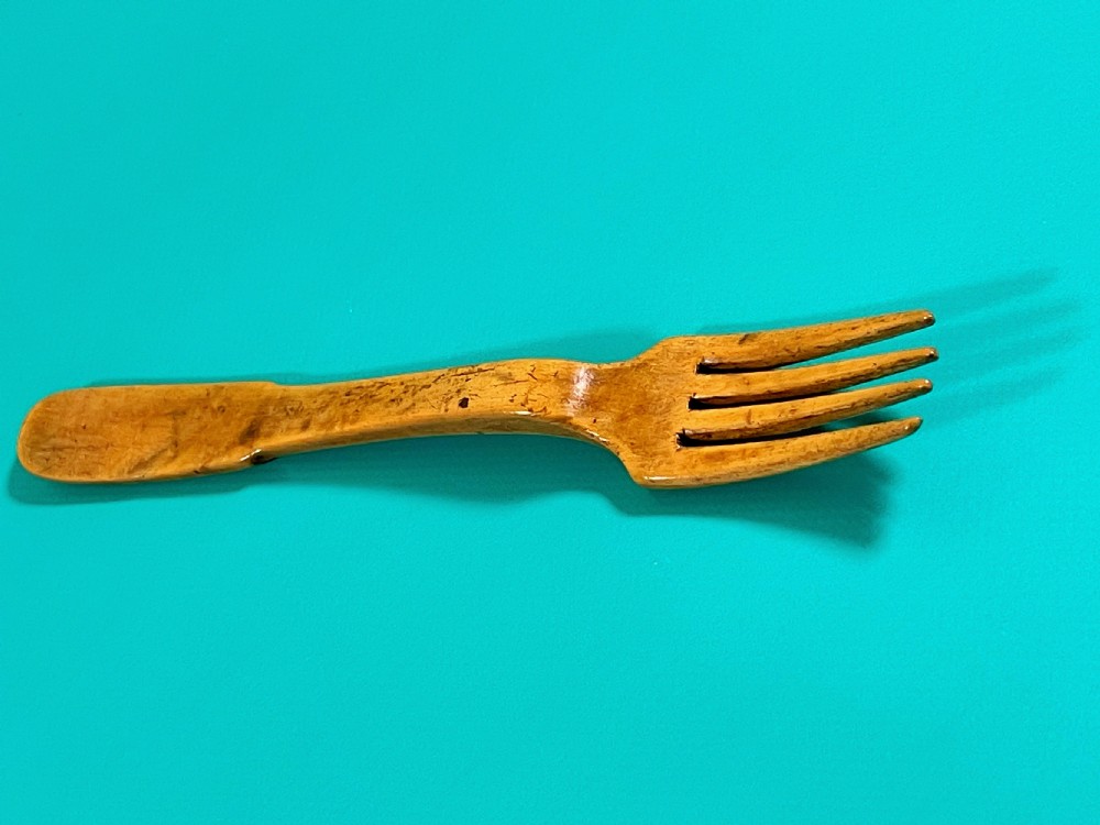 Antique Boxwood Fork View VI