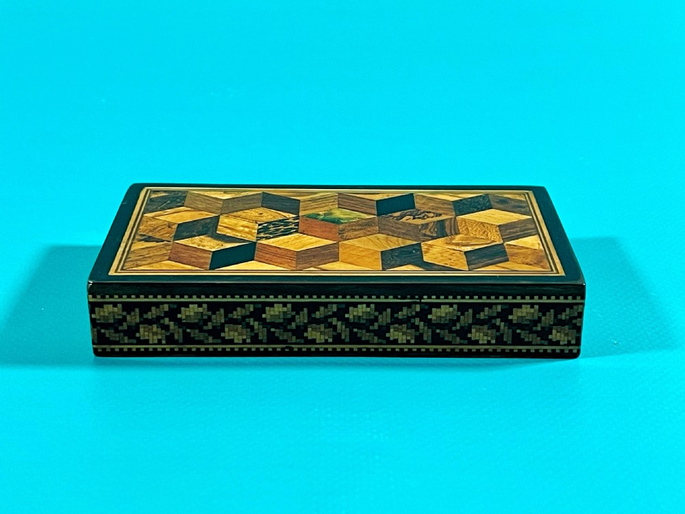 Antique Tunbridge Ware Desk Paperweight View II