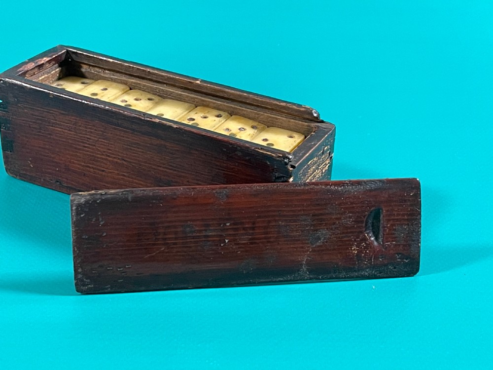 Antique Dominoes and Pegs View V