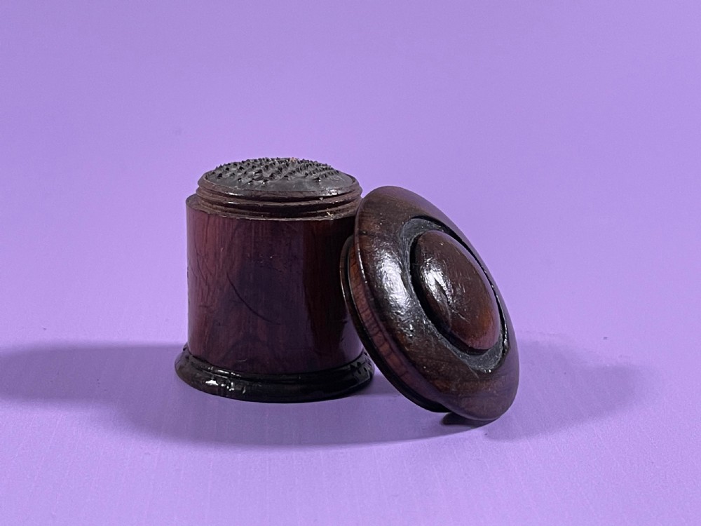 A Georgian Rosewood Nutmeg Grater