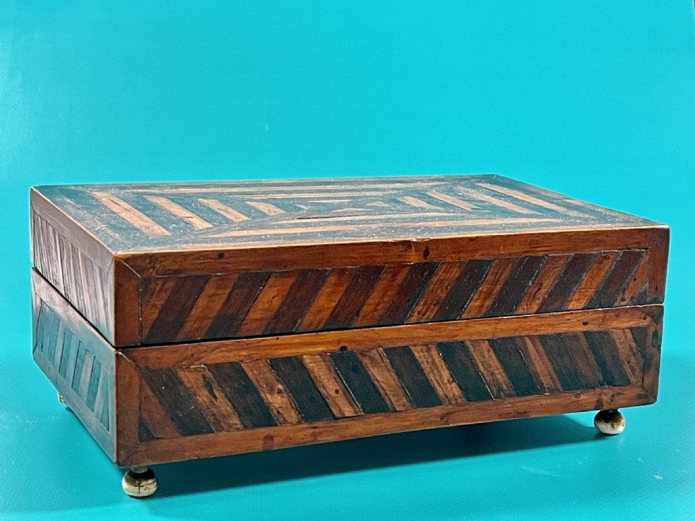 A striking Antique Inlaid Box