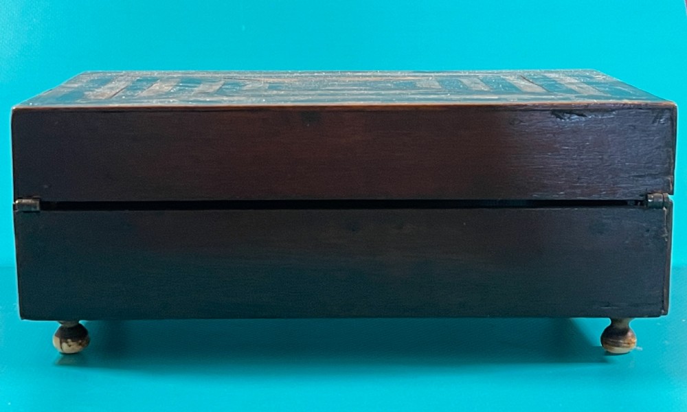 A striking Antique Inlaid Box View III