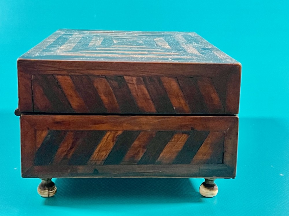 A striking Antique Inlaid Box View VI