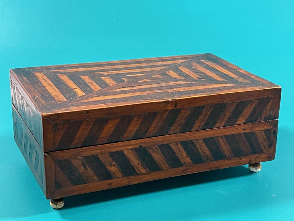 A striking Antique Inlaid Box View VII