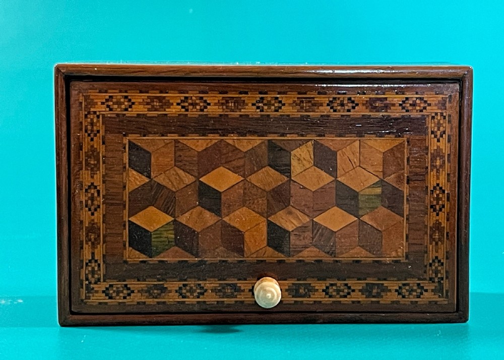 Antique Tunbridge Ware Box 