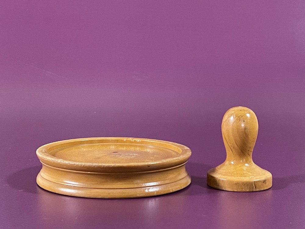 Antique Treen Pill Rounder and Shaper