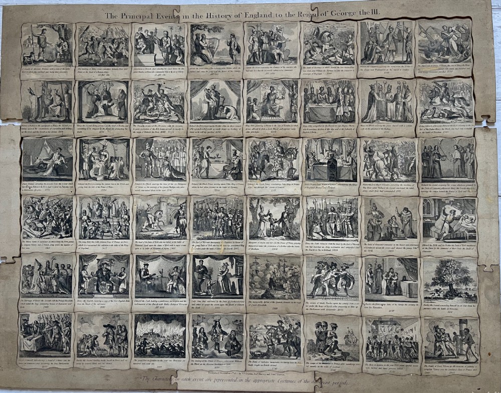 A Rare Georgian Dissected Puzzle - complete
