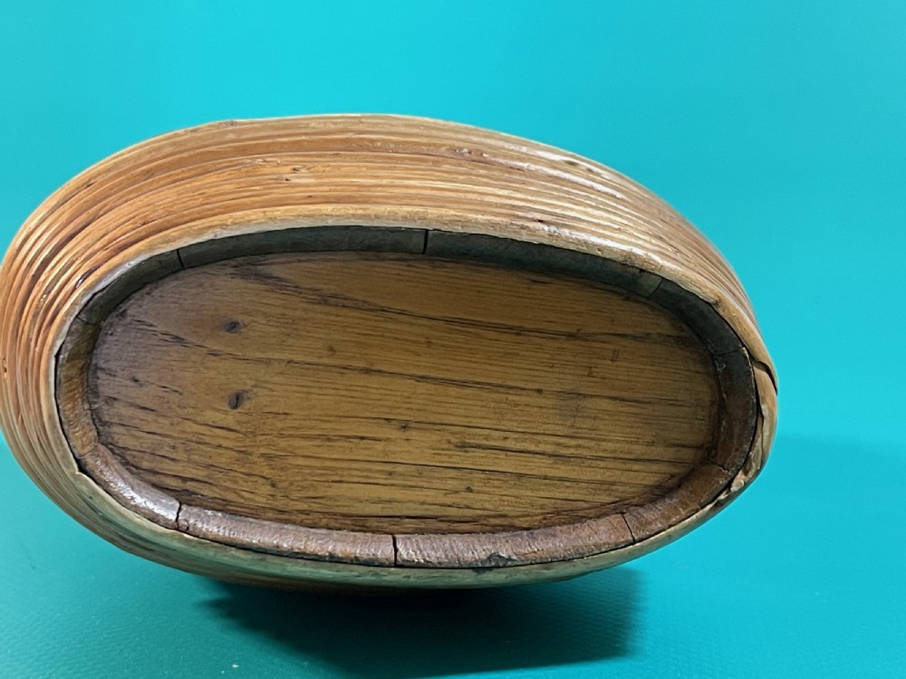 An Antique Spirit Barrel or Flask View III