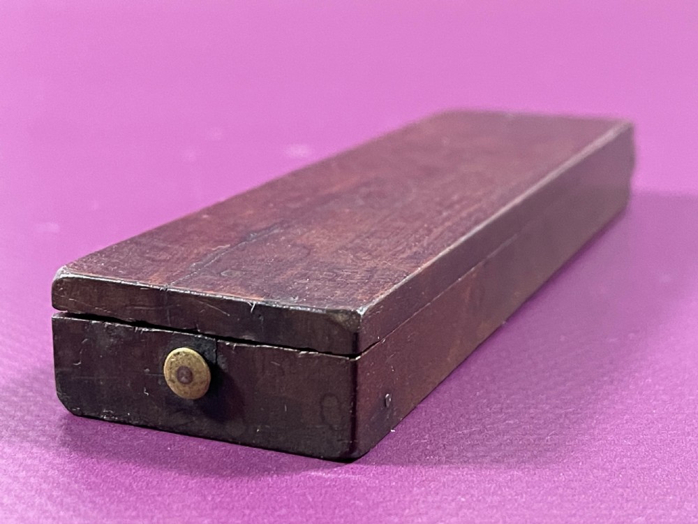 Antique Travelling Sovereign Scales- Mahogany cased View III