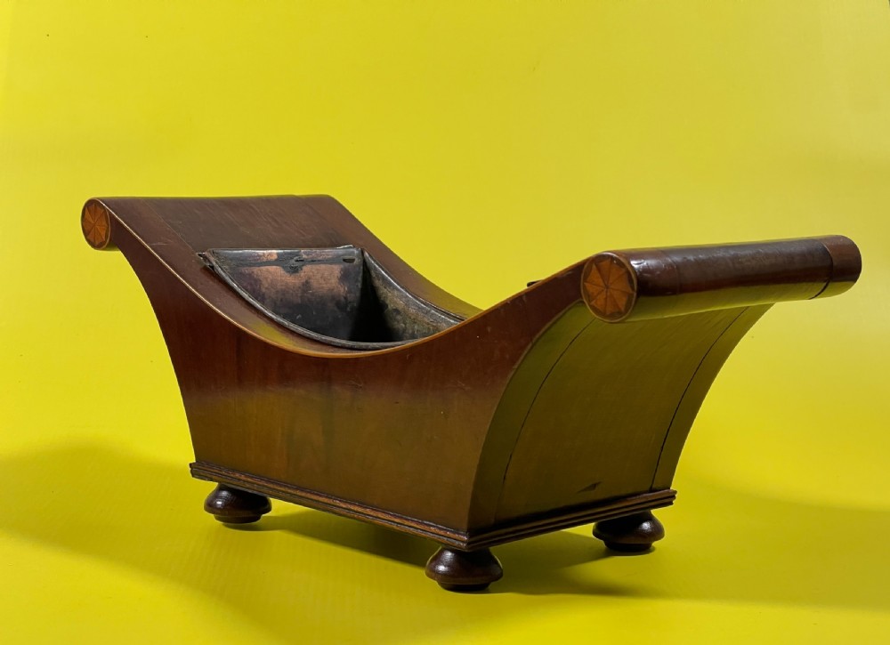 Antique Mahogany Planter View V