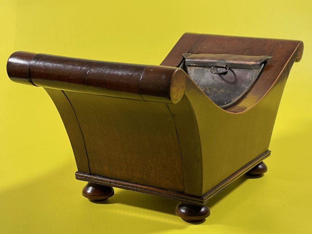 Antique Mahogany Planter View IX