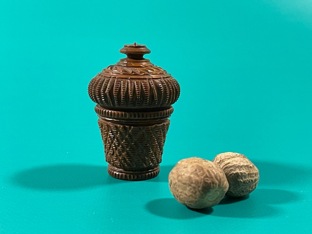Antique Coquilla Nutmeg Grater
