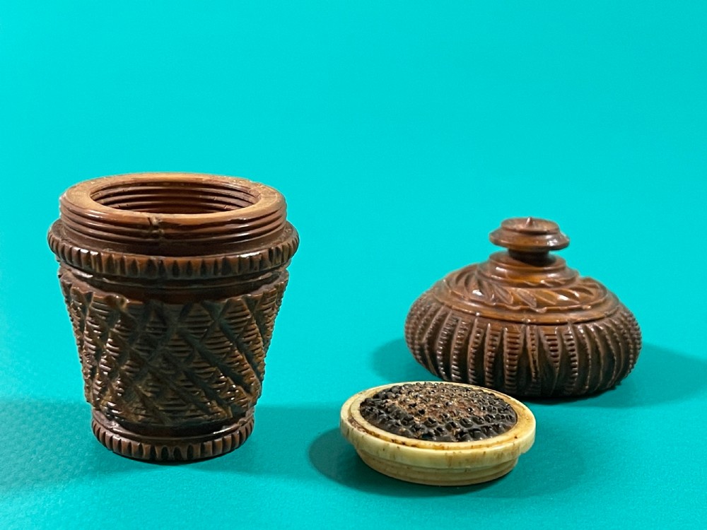 Antique Coquilla Nutmeg Grater View III