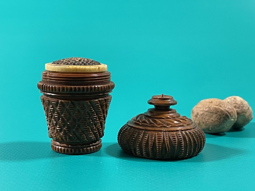 Antique Coquilla Nutmeg Grater View IV