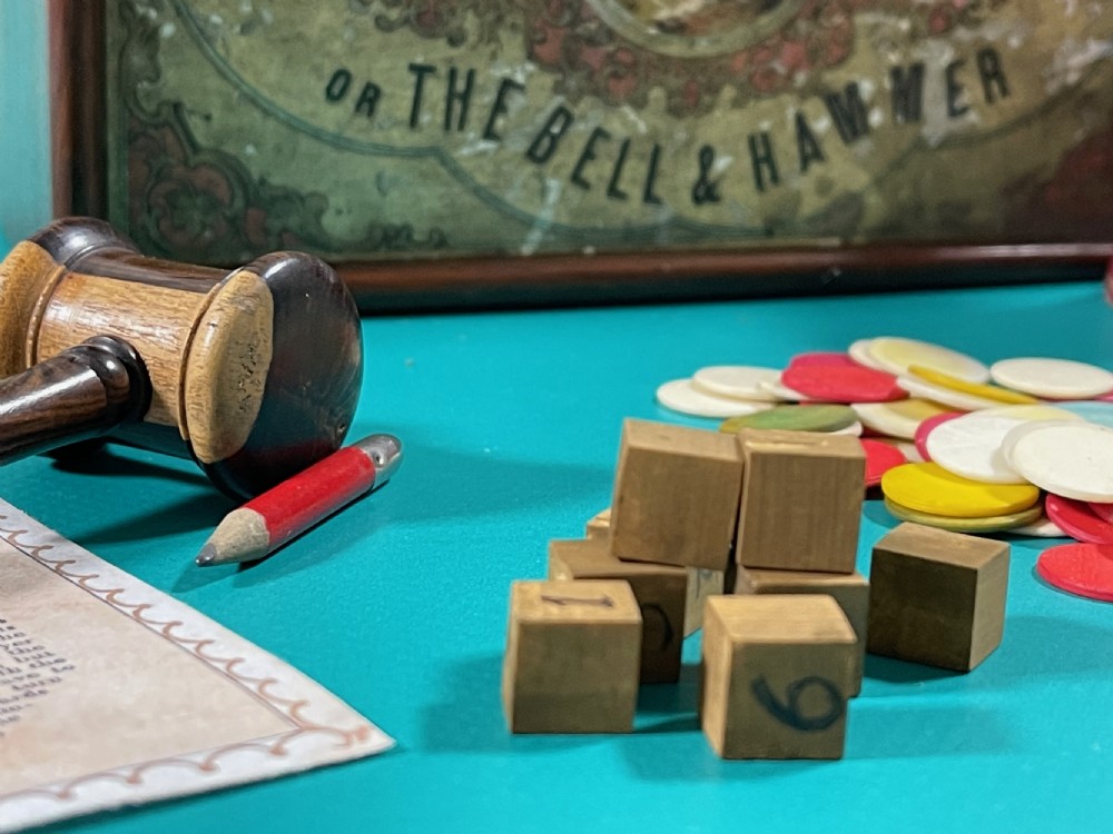 Antique Bell & Hammer Game View VIII
