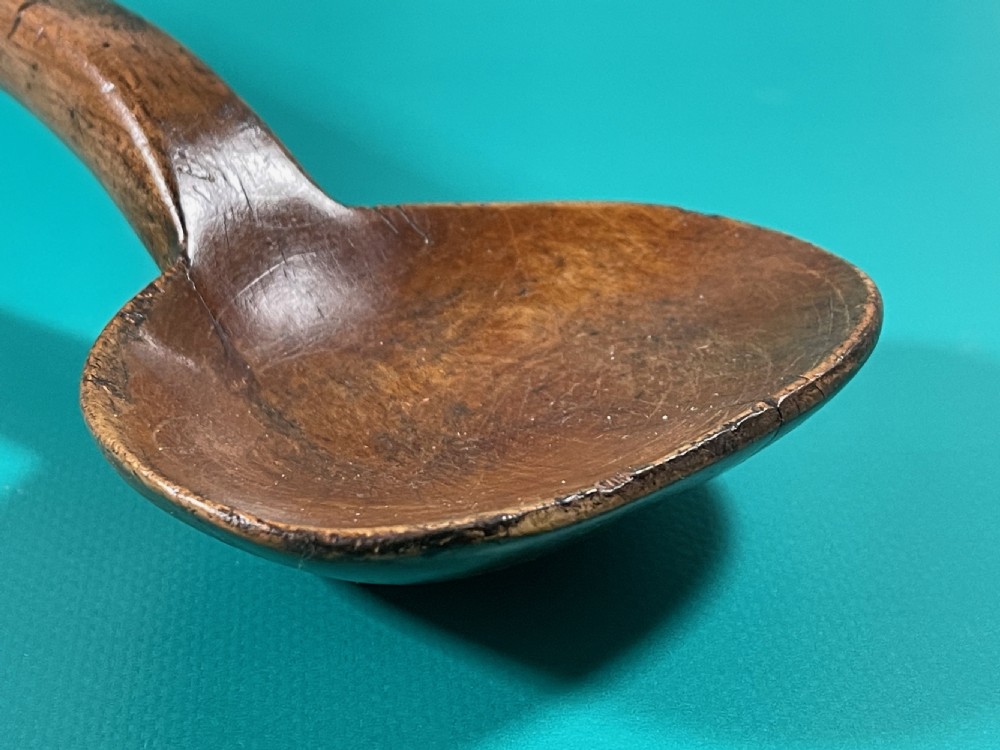 Antique Welsh Cawl Ladle View II