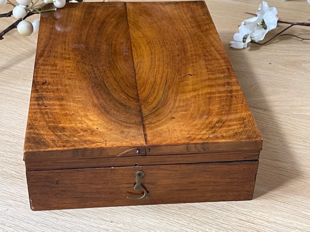 An Unusual Antique Folding Book or Music Stand Box View II