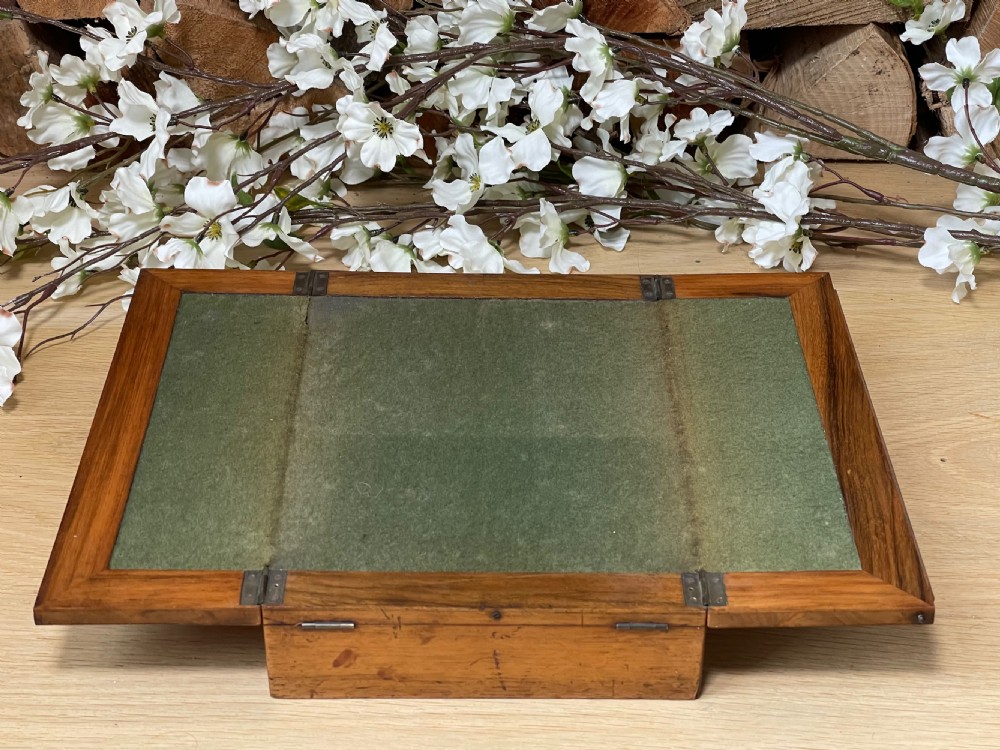 An Unusual Antique Folding Book or Music Stand Box View IX