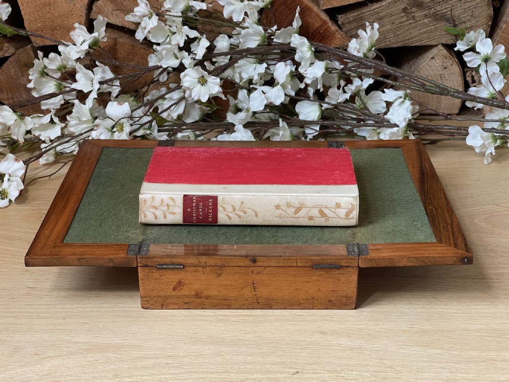 An Unusual Antique Folding Book or Music Stand Box View X