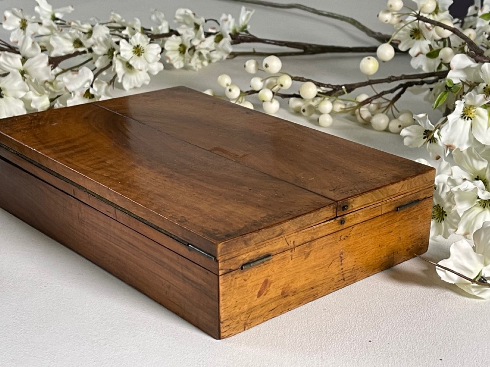 An Unusual Antique Folding Book or Music Stand Box View XII
