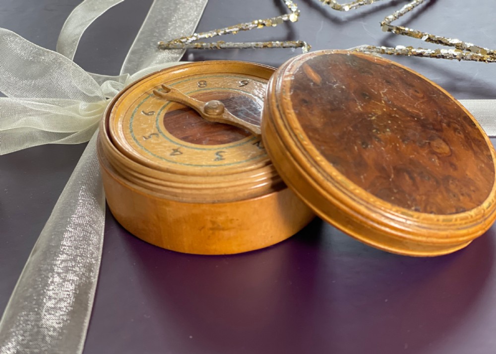 Antique  Georgian Tunbridge Ware Games Scorers & Box View II