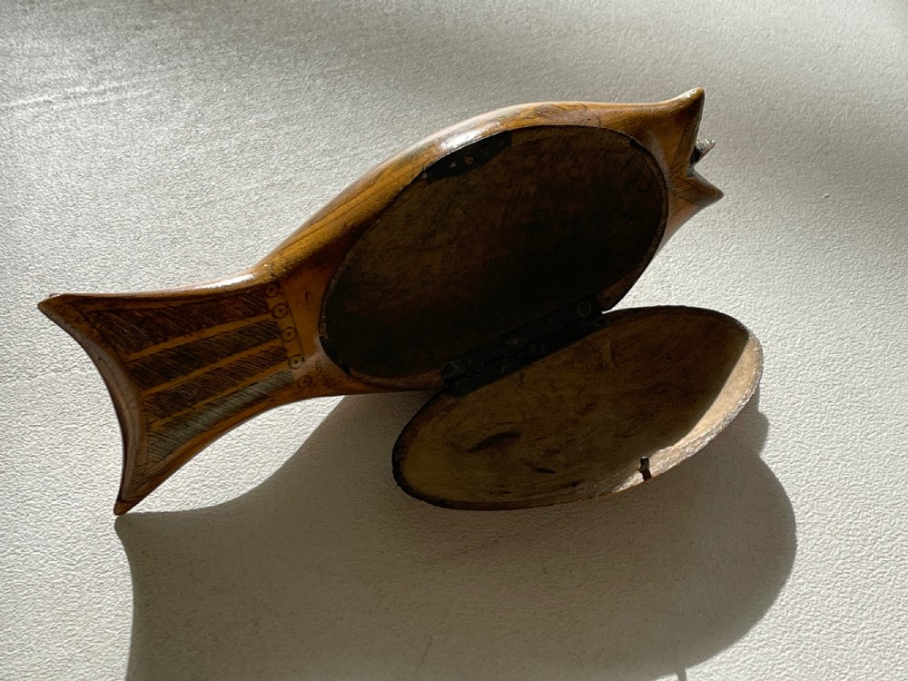 Antique Snuff Box - Fish Shaped View III