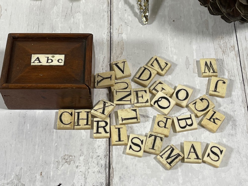 Antique Alphabet & Spelling Box View III
