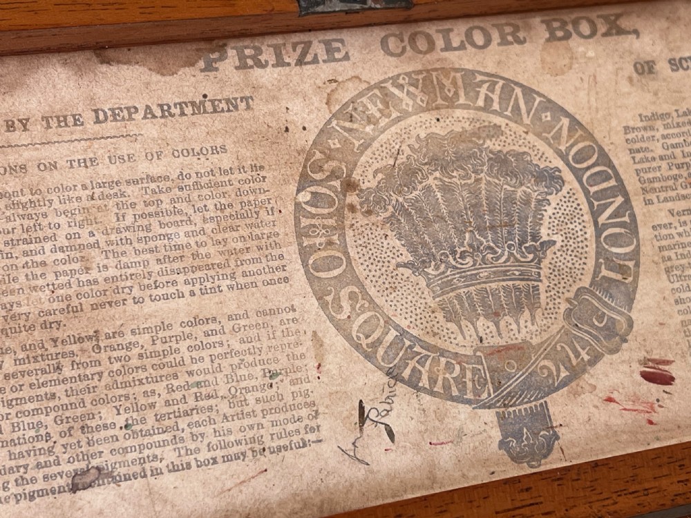 Antique Artists Paint Box View IX