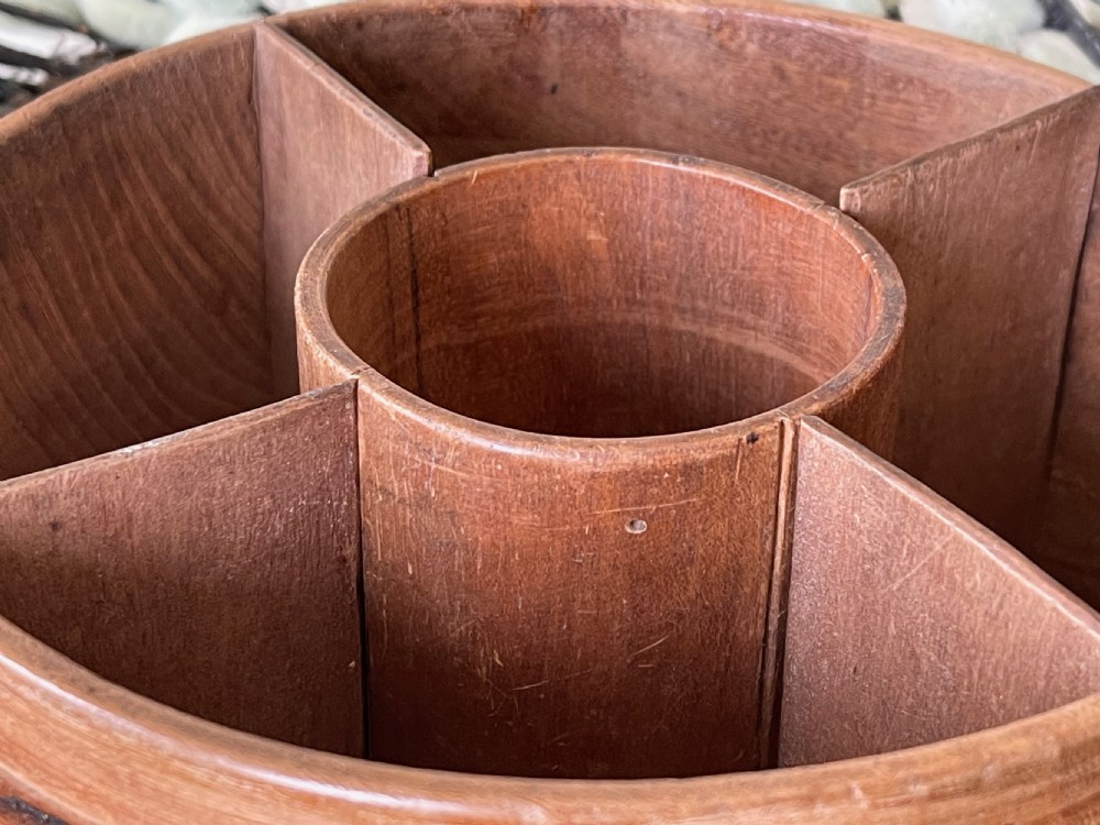 Antique Elm Spice Box View III