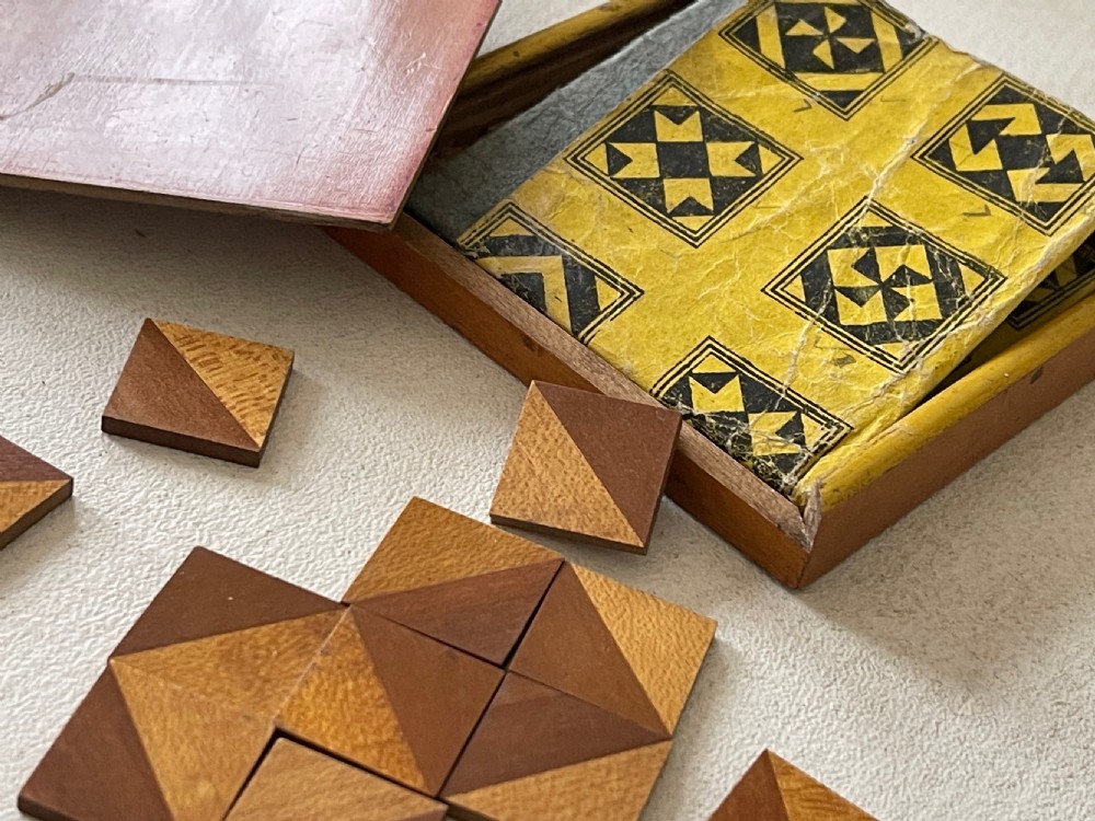 Antique Mosaic Wooden Puzzle