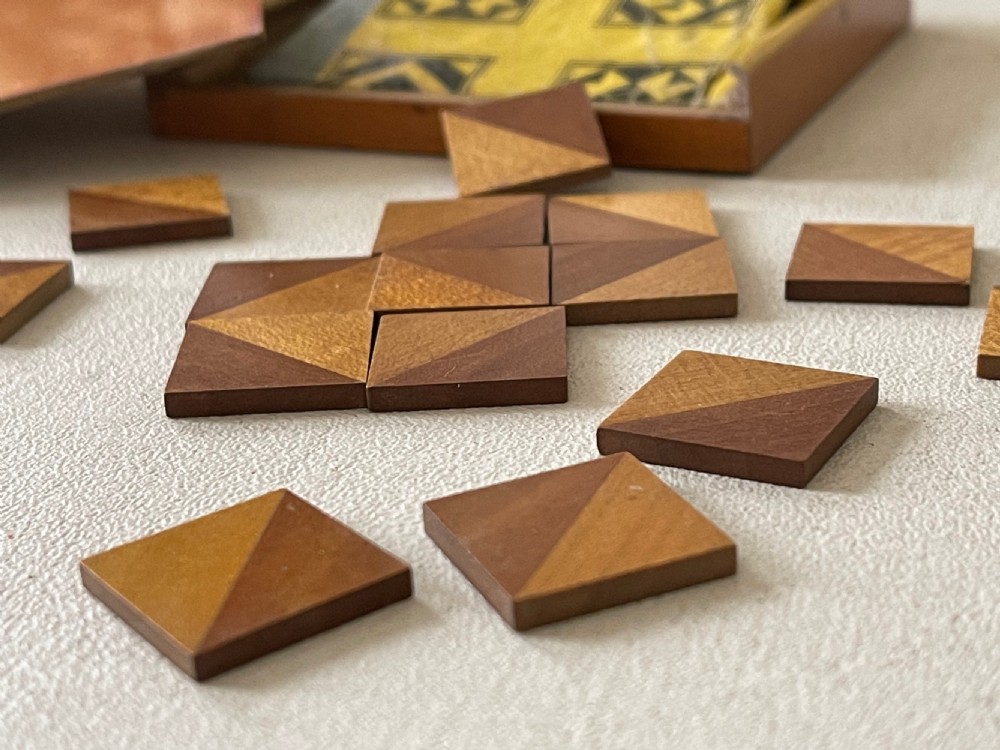 Antique Mosaic Wooden Puzzle View IV