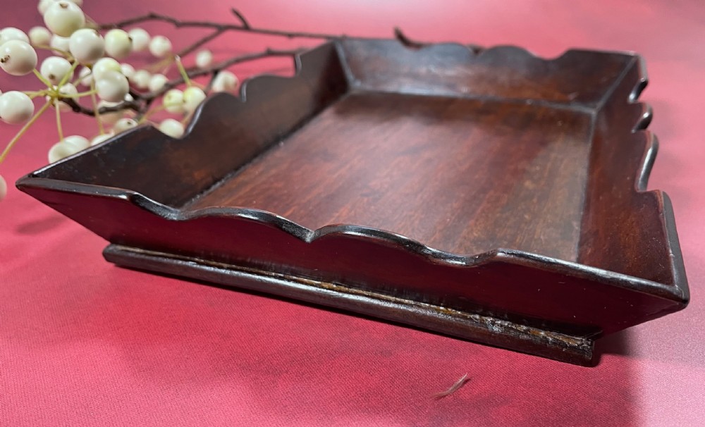 A Small Georgian  Mahogany Tray View V